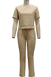Euramerican Fashion Short Sleeve Long Pant Sets SMR10362 