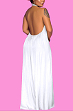 White Fashion Sleeveless Backless Casual Wide Leg Jumpsuits MMS8044-2