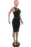 Black Personality Sexy Net Yarn Perspective Dress HG126-1