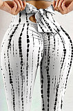 Women Sexy Bodycon bowknot Pencil Long Pants QBE9281