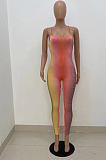 Colorful Night Club Sexy Bind Backless Sling Jumpsuits ZQ8090