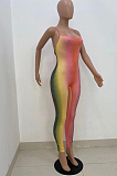 Colorful Night Club Sexy Bind Backless Sling Jumpsuits ZQ8090