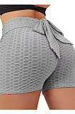 Orange Yoga Tight Back Bowknot Hip Raising Shorts XHP0268-4