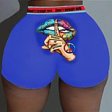 Women Mini Shorts Sexy Hip Fashion Printing Shorts SDE0155