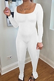 Khaki New Wholesal Long Sleeve Stand Neck Backless Lace-Up High Elastic Slim Fiitting Yoga Sport Jumpsuits YYF8239-5