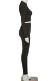Apricot Wholesale Modest Long Sleeve O Neck Crop Top Skiny Pants Sport Sets SX1738131-7