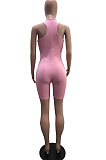 Pink Wholesale New Solid Color Slim Fitting Tank Jumpsuits YSH86243-2