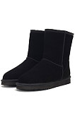 Navy Blue Round Toe Shoes Snow Boots FN5825-11