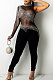 Black Women Fashion Sexy Casual Perspectivity Skinny Hot Drilling Bodycon Jumpsuits CCY9279-2
