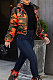New Women's Camouflage Long Sleeve Down Coat HYS423
