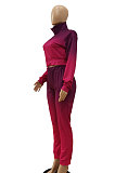 Red Euramerican Fleece Gradient Pants Sets JR3585-3