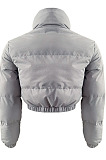 Black Casula  New Long Sleeve Zipper Cotton Jacket ZS0431-2