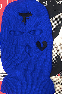 3 Hole Face Ski Mask in Red Blue