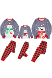 Christmas Cotton Pajamas Adult Kids Baby Polar Bear Sleepwear Set