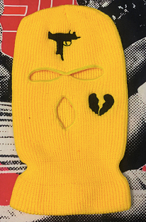 3 Hole Face Ski Mask in Yellow