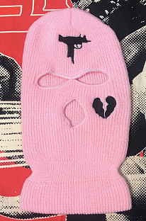 3 Hole Face Ski Mask in Pink