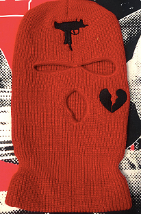 3 Hole Face Ski Mask in Red