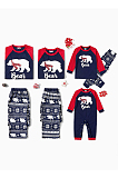 Christmas Cotton Pajamas Adult Kids Baby Polar Bear Sleepwear Set ( Size run small, pick larger size)
