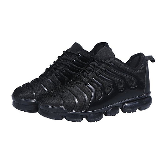 Black Shoes Breathable Tied Running Shoes QYMY11041-5
