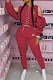 SUPER WHOLESALE|Wine Red Wholesale Women's Spliced Bandage Tops Pencil Pants Casual Plain Suit YM234-3