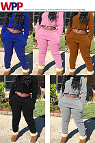 WPP#2 Mixed Batch & Free Shipping | Cotton Cropped Tops Jogger Pants Plain Sets