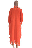 New Women's Wholesale Long Sleeve Tassel Sweater Cape TRS1188