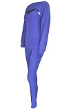 Autumn Winter Women's Short Style Tops Condole Belt Pants Sets ME2978