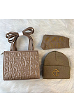 T.E.L.F.A.R Monogram Shoulder Bag Set( Bag & Hat & Socks)