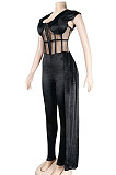 Sexy Euramerican Perspectivity Hollow Out Bodycon Jumpsuits KA7228