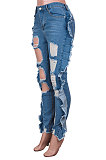 Fashion Sexy Hole Tassle Casual Jeans Pants MD462