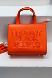 PROTECT BLACK PEOPLE PU Material Purse