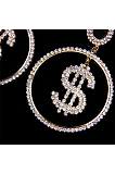Dollar Gold & Silver Earring MOQ:2