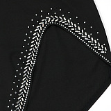 Euramerican Fashion Sexy V Collar Irregular Split Bling Bling Mid Waist Mini Dress CCY9436