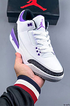 Purple and White Sneaker