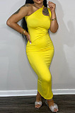 New Summer Women Solid Color Sleeveless Bodycon Dress MLL179