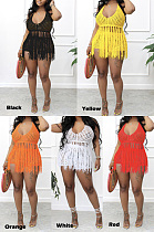 Sexy Cold Shoulder Hollow Out Shorts Sets CM8610