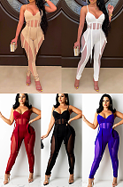 Bodycon Strap See-through Jumpsuit