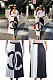 Fashion pleated print skirt BM9039