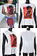 Printed loose sleeveless short T-shirt MXXB22TP206