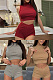 Round neck sleeveless vest short Hot Pants Set BLG217685