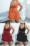 Fat woman large skirt suit two-piece set WT9203