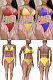 Colorful tassel bikini two-piece suit SMD636