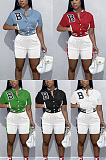 Contrast baseball suit two-piece pants with pocket buttons sportswear AYB60157