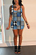 Summer suspender dress casual skirt YMM9058