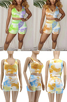 Personalized tie dyeing casual two piece set NL60117