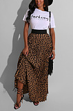 Leopard Print Skirt Set AL070