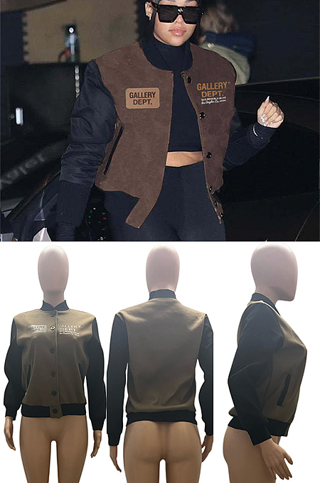 Two Tones Button Up Jacket