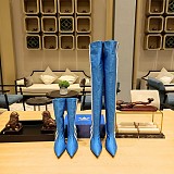 WHOLESALER | WOMEN'S BALENCI AGA / ADID AS KNIFE 110MM OVER-THE-KNEE BOOT IN BLUE