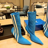 WHOLESALER | WOMEN'S BALENCI AGA / ADID AS KNIFE 110MM OVER-THE-KNEE BOOT IN BLUE