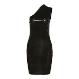 WHOLESALE | One Shoulder Bodycon Mini Dress